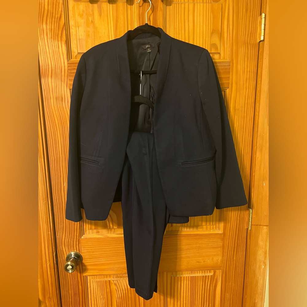 Navy Blue full J. Crew pantsuit size 16